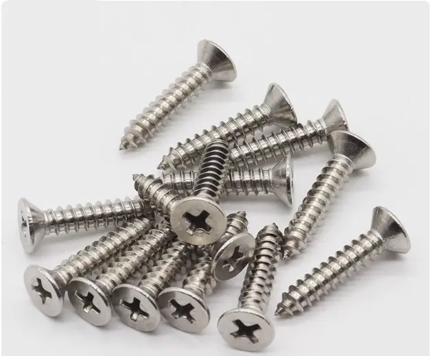 十字平頭鋼牙螺絲 #8, 1-1/4"