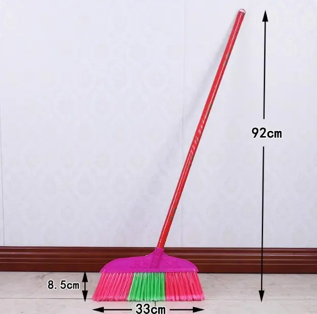 塑料木杆掃把