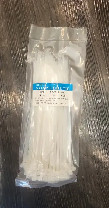 尼龍索帶	8" x 3.6 