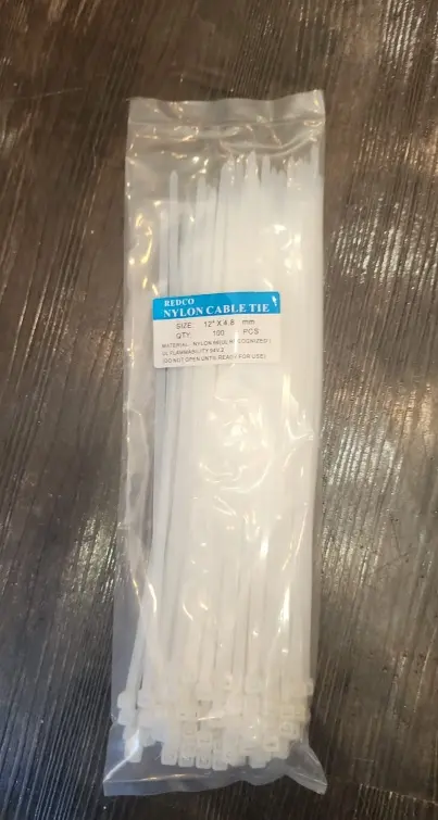 尼龍索帶	12" x 4.8 