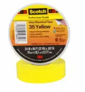 Scotch 電線膠布	黃 