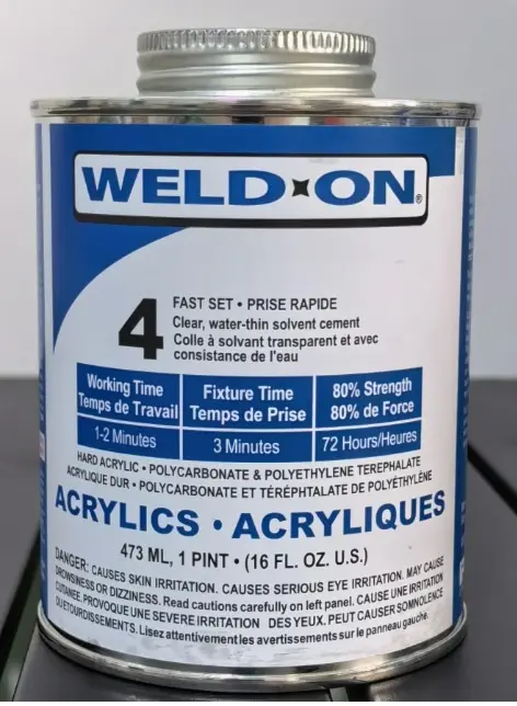 WELD-ON #4 粘合劑	473ml 