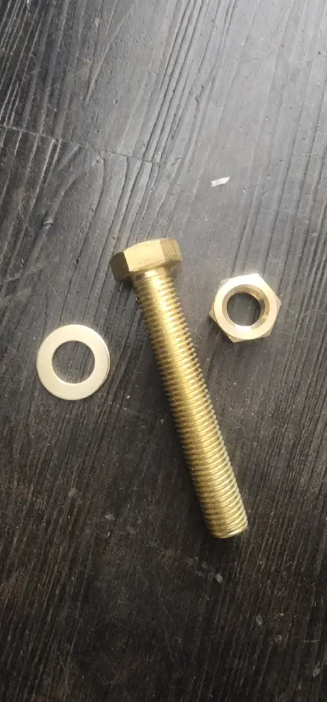 黃銅六角螺絲套	M16x100 