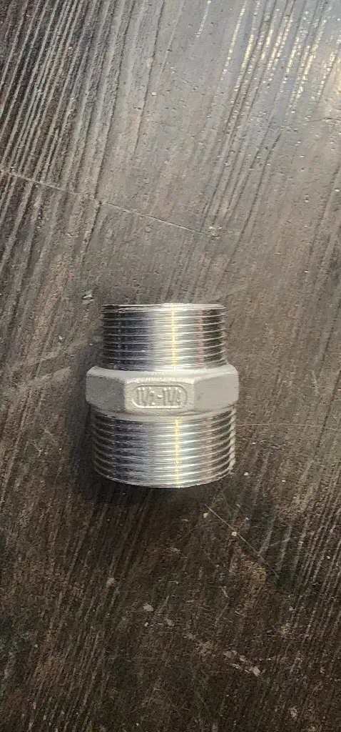 不鏽鋼六角轉內徑接頭	1-1/2"~1-1/4"