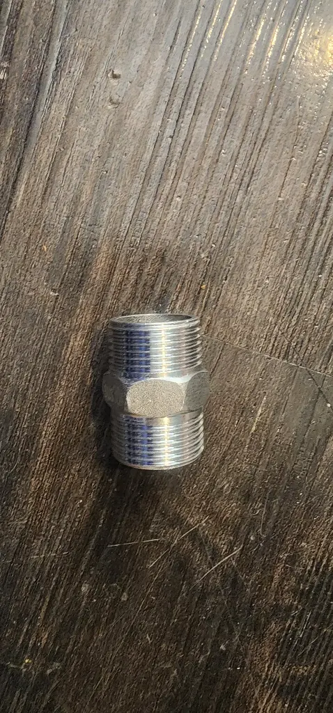 不鏽鋼六角內徑接頭	3/4"~3/4"