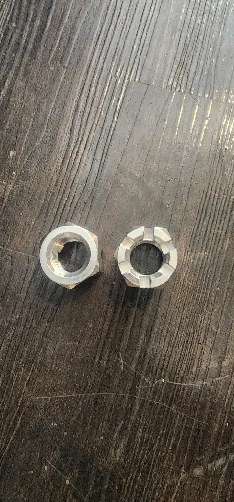 不鏽鋼六角開槽絲帽	M20