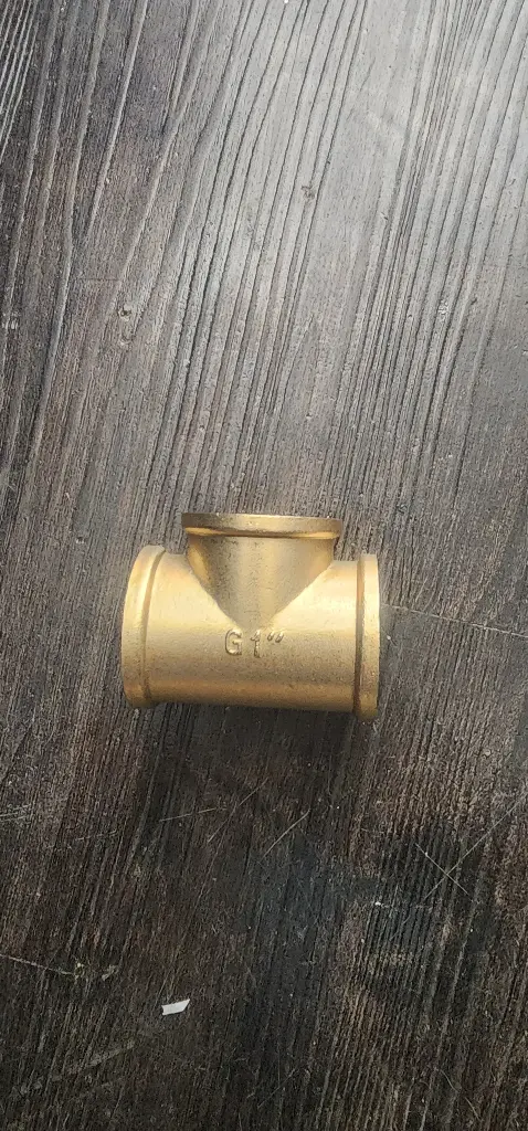 黃銅T型接頭	1"