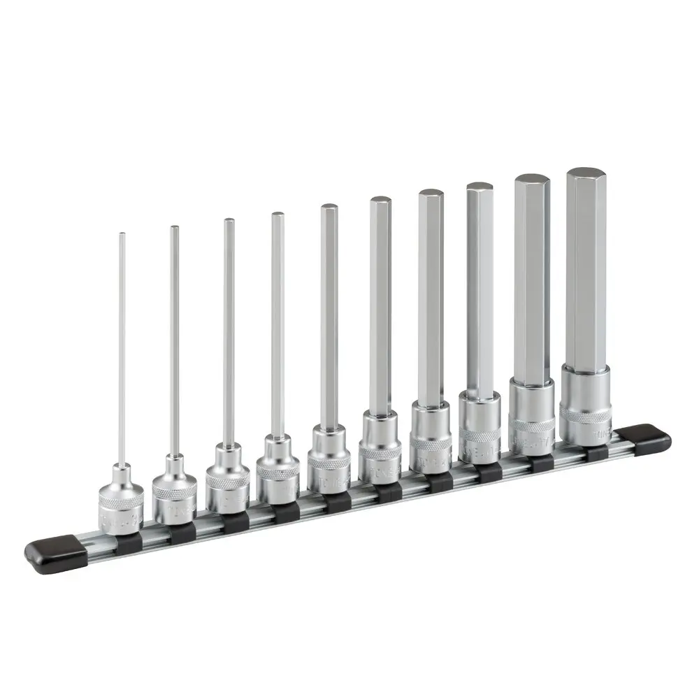 TONE LONG HEXAGON SOCKET SET (WITH SOCKET HOLDER) HH410LL