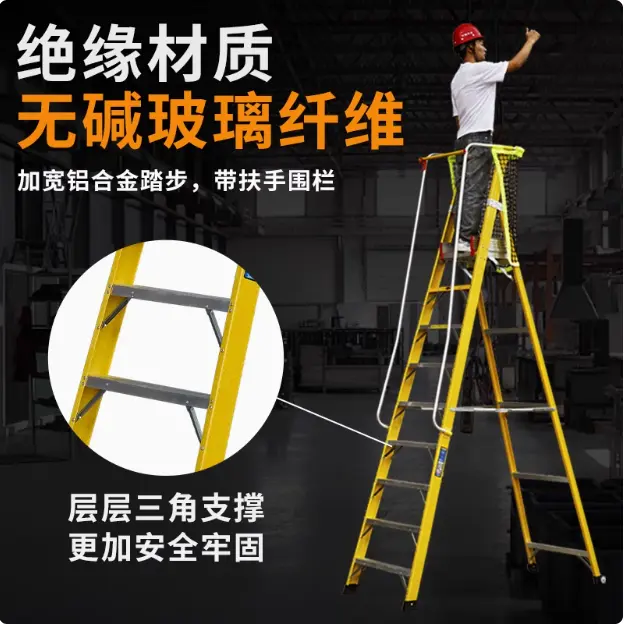 纖維網梯 六級梯, 1.703m