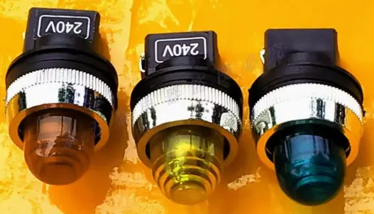 火牛指示燈 螺頭 紅色 25mm, 10E