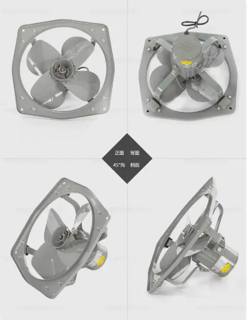 WingTon 榮通 工業抽氣扇 連安全網 VAR305BBV, 12", 1400RPM