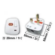 Schneider 施耐德 插頭 13A, 有掣