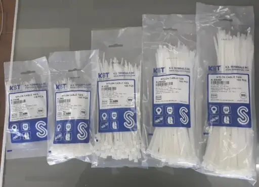 [E004] KST 膠索帶 白色 K-200SD, (L)203mm x (W)4.8mm