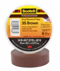 [S046a] Scotch 電線膠布	啡 