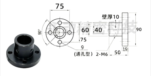 [R121] 鋼圓法蘭STHRB40