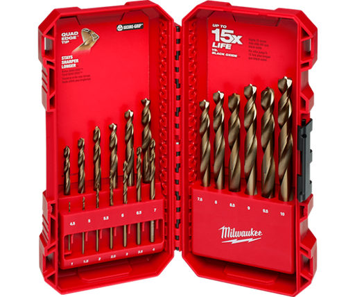 [SS038] Milwaukee RED HELIX™ 鈷鑽咀 - 公制 (19個) Model no.: 48892530