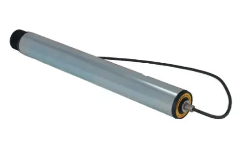 [CP016] Interroll EC5000, DC24V, 35W, 49:1, RL=621mm, EL=RL+36=657mm, Ø50×1.5, Galvanized steel, Cylindrical, IP54, PolyVee drive head with M8 female thread 