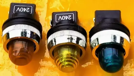 [EC065] 火牛指示燈 螺頭 綠色 25mm, 10E