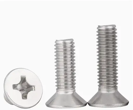 [EK041] 平頭不鏽鋼鋼牙螺絲 M6x55, 100pcs