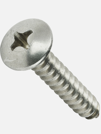 [EK042] 圓頭不鏽鋼鋼牙螺絲 M6x20, 100pcs